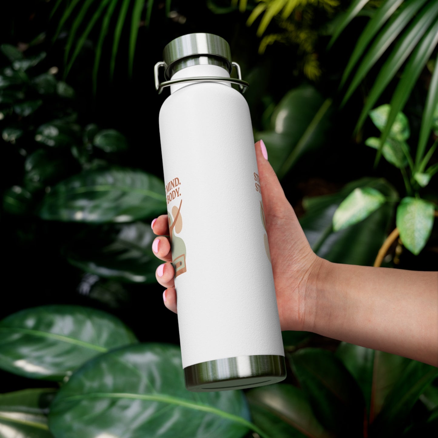 Strong Mind, Strong Body Insulated Water Bottle